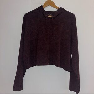 Athleta Women's Burgundy Long Sleeve Hoodie